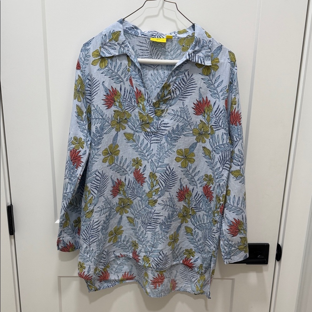 Roberta Roller RabbitFloral Print Tunic Top
